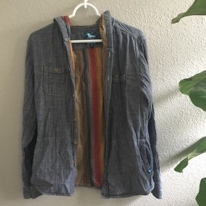 Men’s Hooded button down